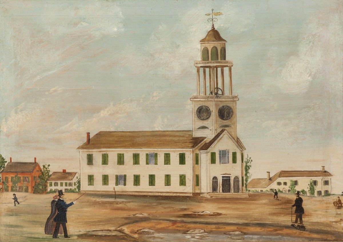 John Hilling (1822-1894), The Old South Church, c. 1854, Oil on Canvas