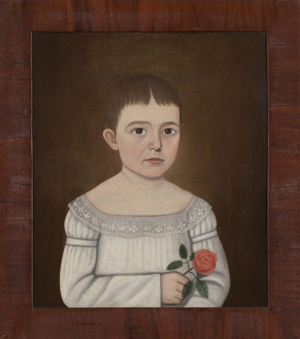 John Brewster, Jr. (1766-1854), Portrait of a Girl, 1810-1820, Oil on poplar panel