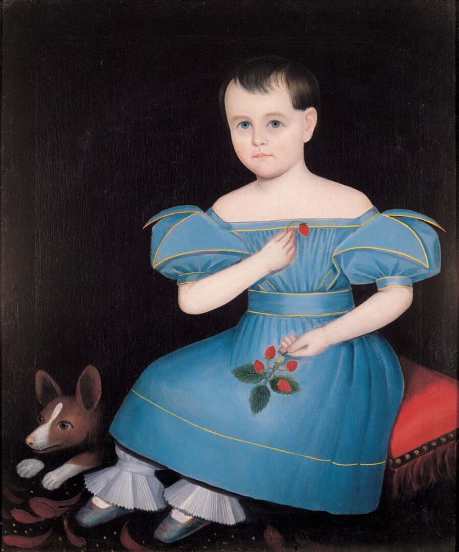 Ammi Phillips (1788-1865), James Mairs Salisbury, c. 1835, Oil on Canvas