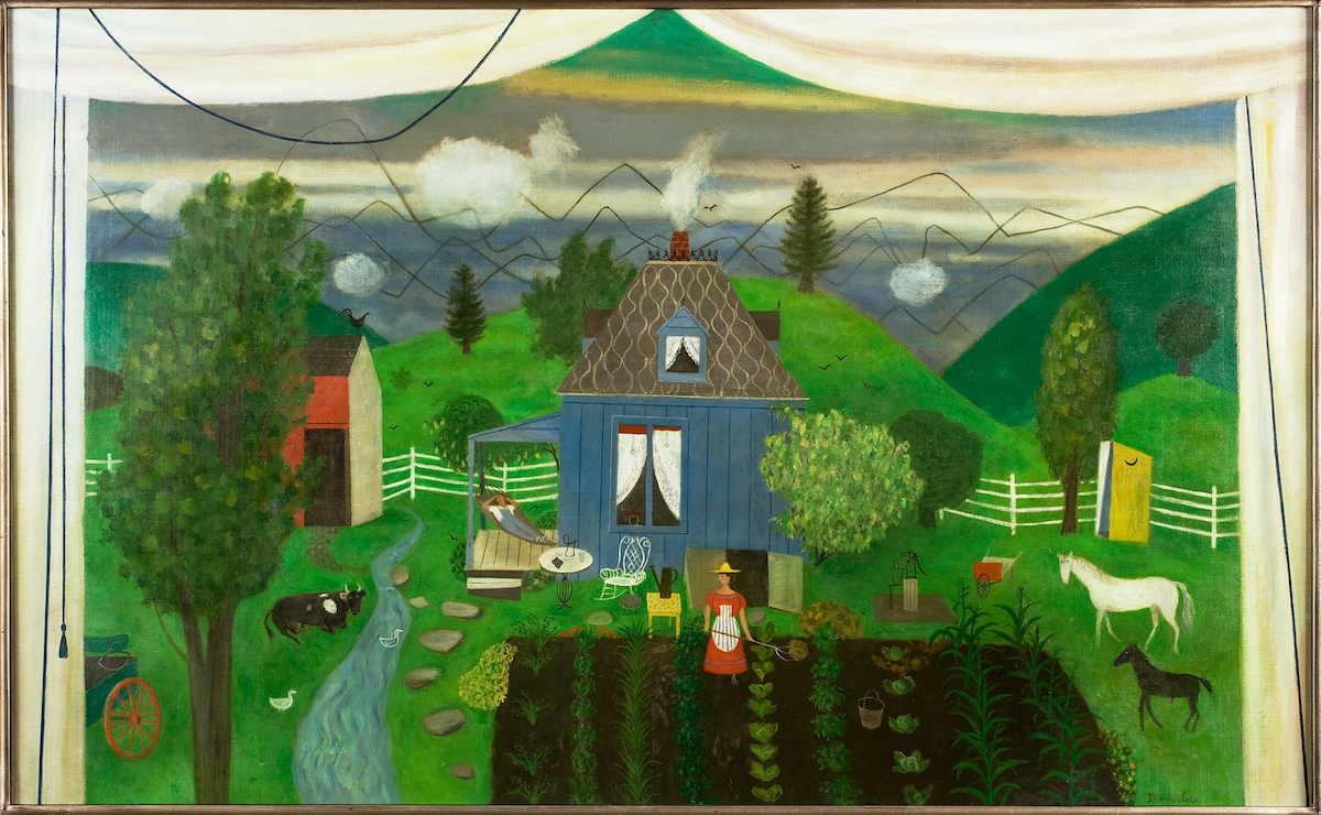 Doris Lee (1904 – 1983), The View, Woodstock, 1946, Oil on canvas