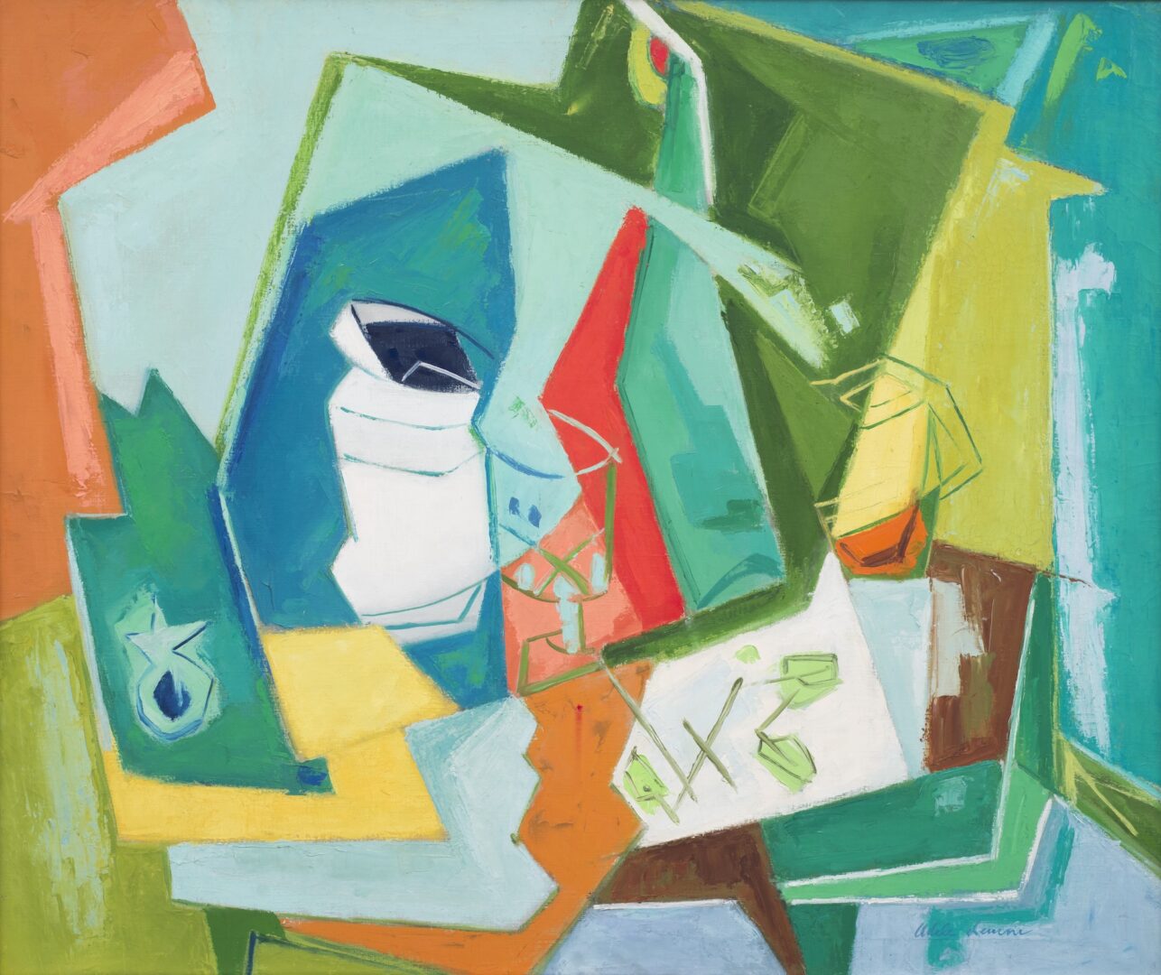 Adele Lemm, Still Life, date unknown. Oil on canvas. The Johnson Collection, Spartanburg, South Carolina